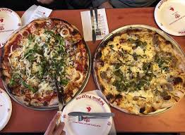 Regina Pizzeria - North End signature dishes The GiambottaMargheritaSt. Anthony's